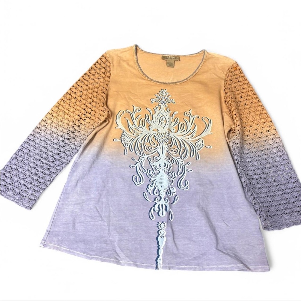 Women's Gradient Long Sleeve Top